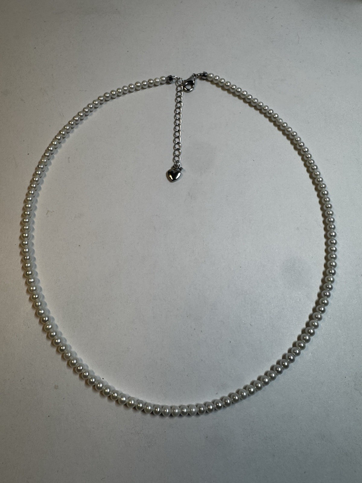 16-1 8 inches 3-3.5mm freshwater A+ white pearl necklace new free shipping