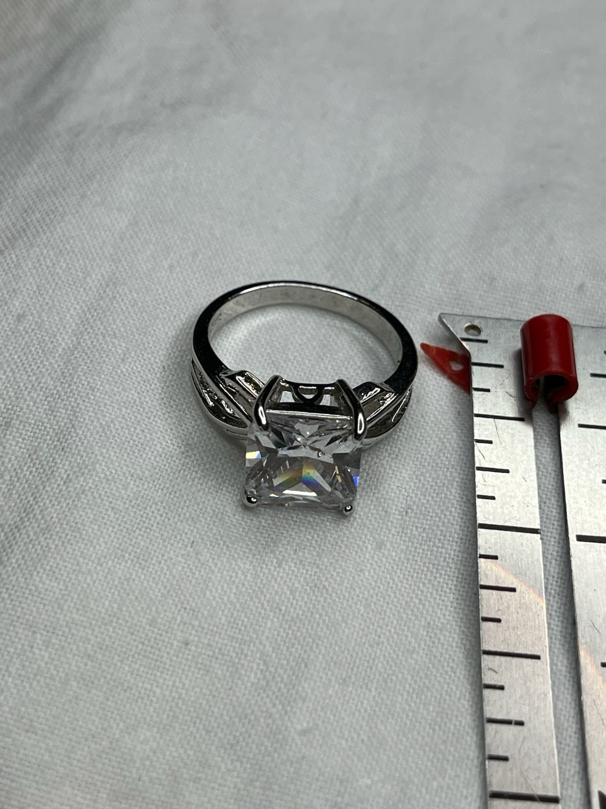 925 Sliver Sz 8 Cz Ring
