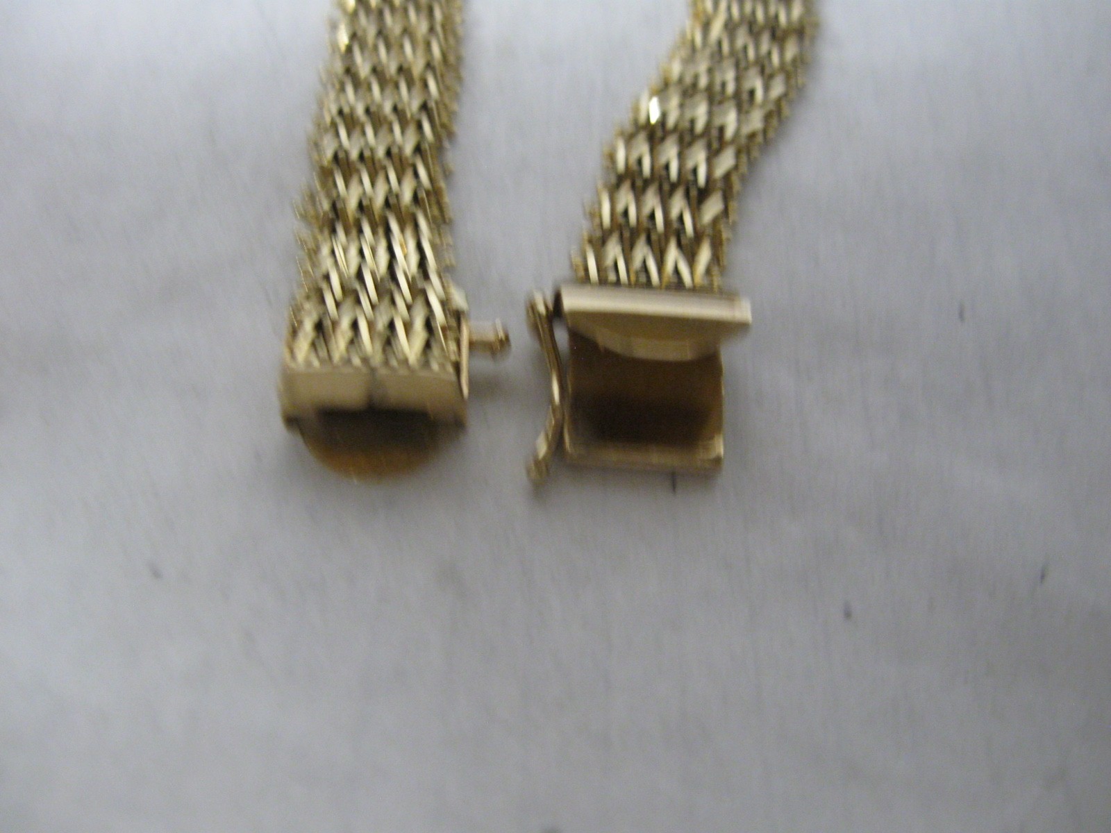 WIDE 14K SOLID GOLD 7 5/8″” RICCIO 9MM BRACELET HEAVY 20.3 GRAMS