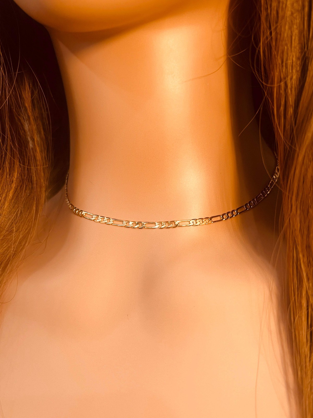 Gold Filled 3mm Figaro Necklace | Classic Chain | 16–24 Inches