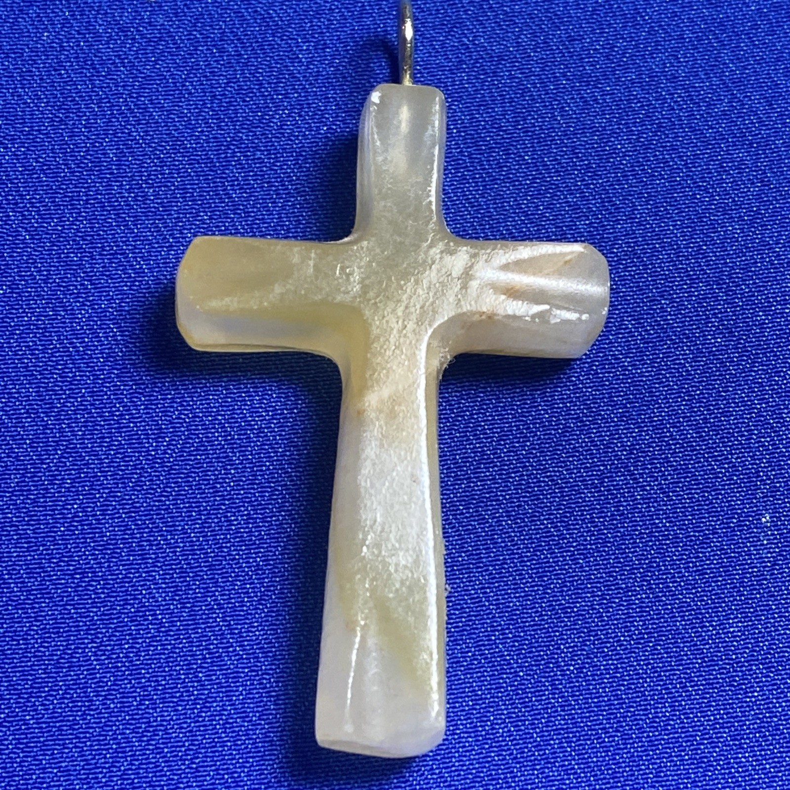 VINTAGE Cross Pendant –Shell/Mother-of-Pearl– 1.75”– Buyer to Confirm Material