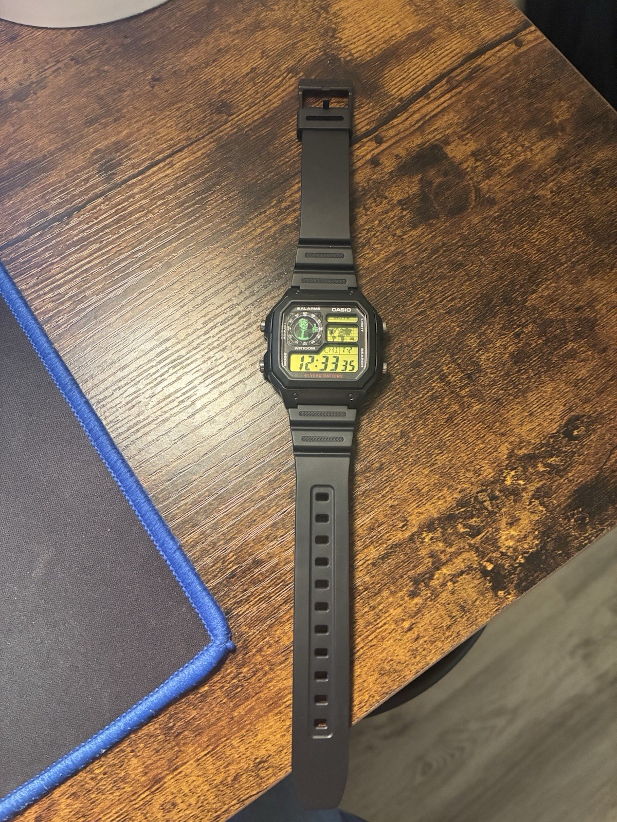 Custom Casio Royale Fallout Pip-Boy Mod Watch AE1200