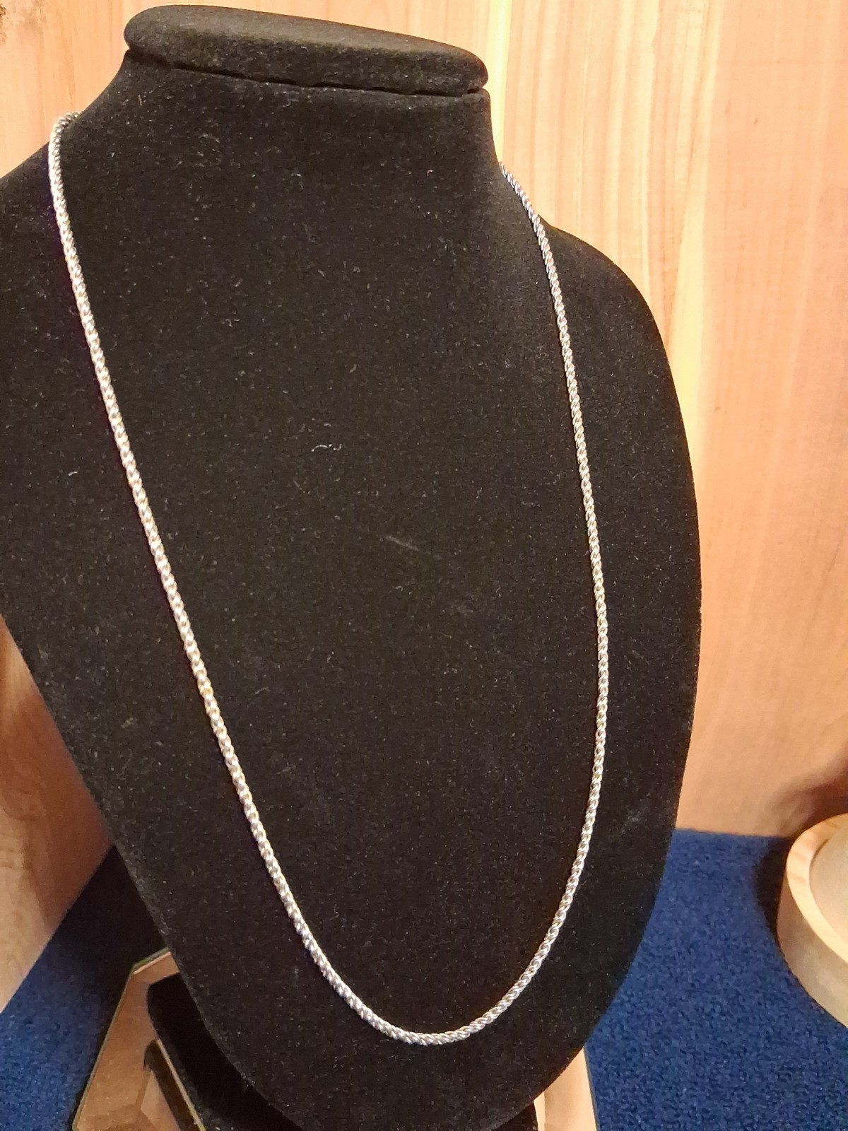 925 Sterling Silver James Avery Reverse Rope Chain Necklace (18 Inch)