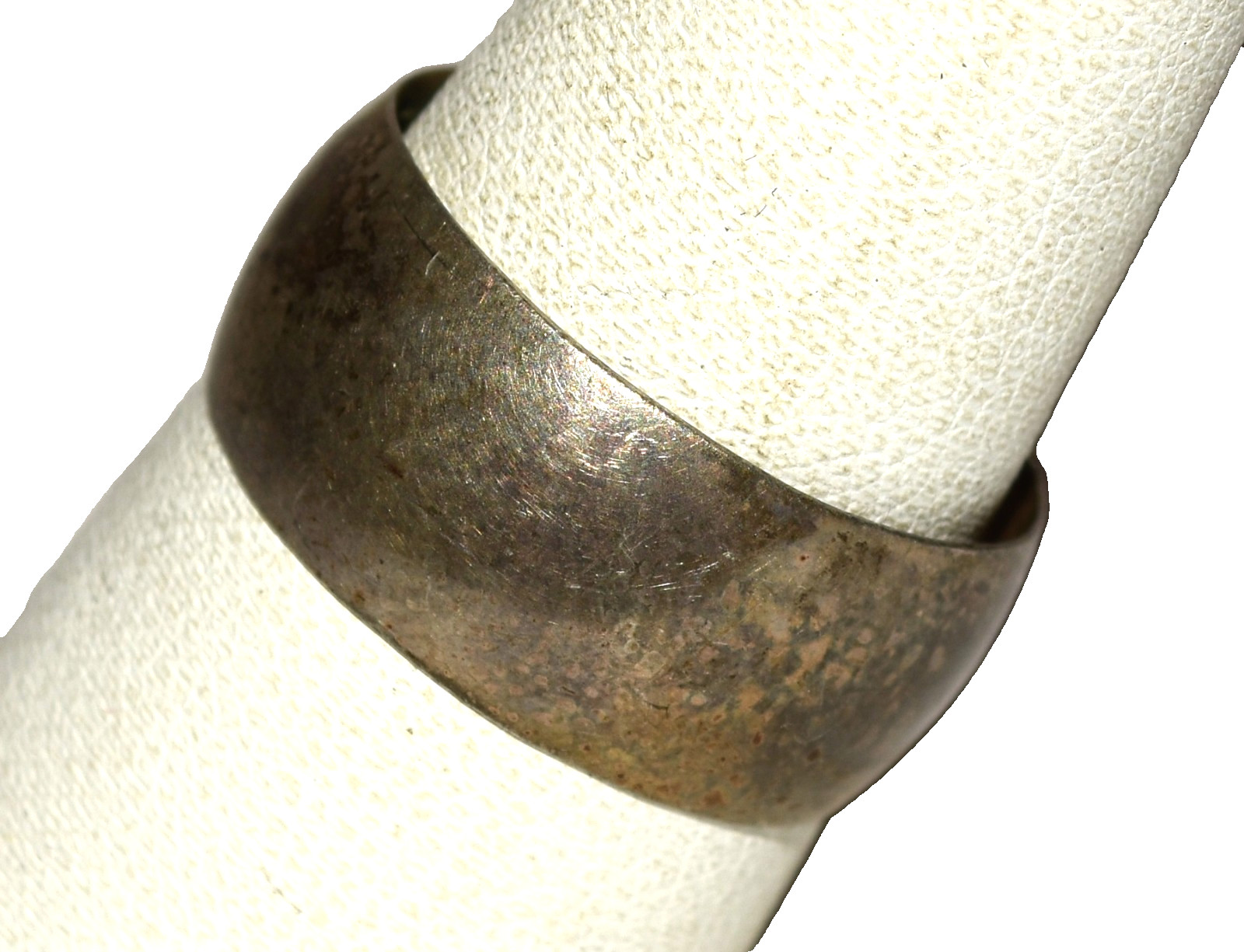 Vintage Signed J with an Arrow Plain Sterling Silver Band Ring 5.3 Gram Size 8.5