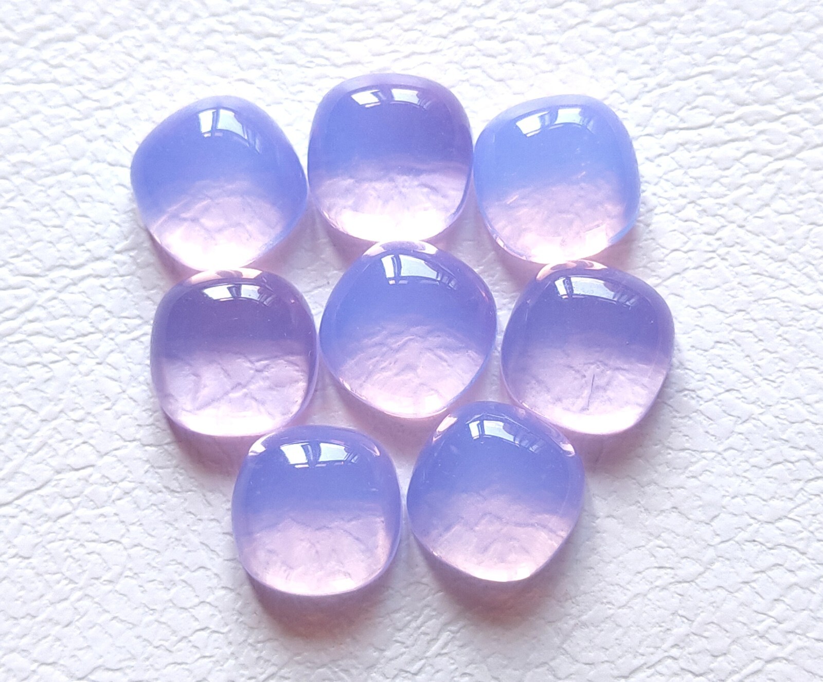 Beautiful Lavender Quartz Gemstone Cabochon, Wholesale Cushion Loose Gemstone