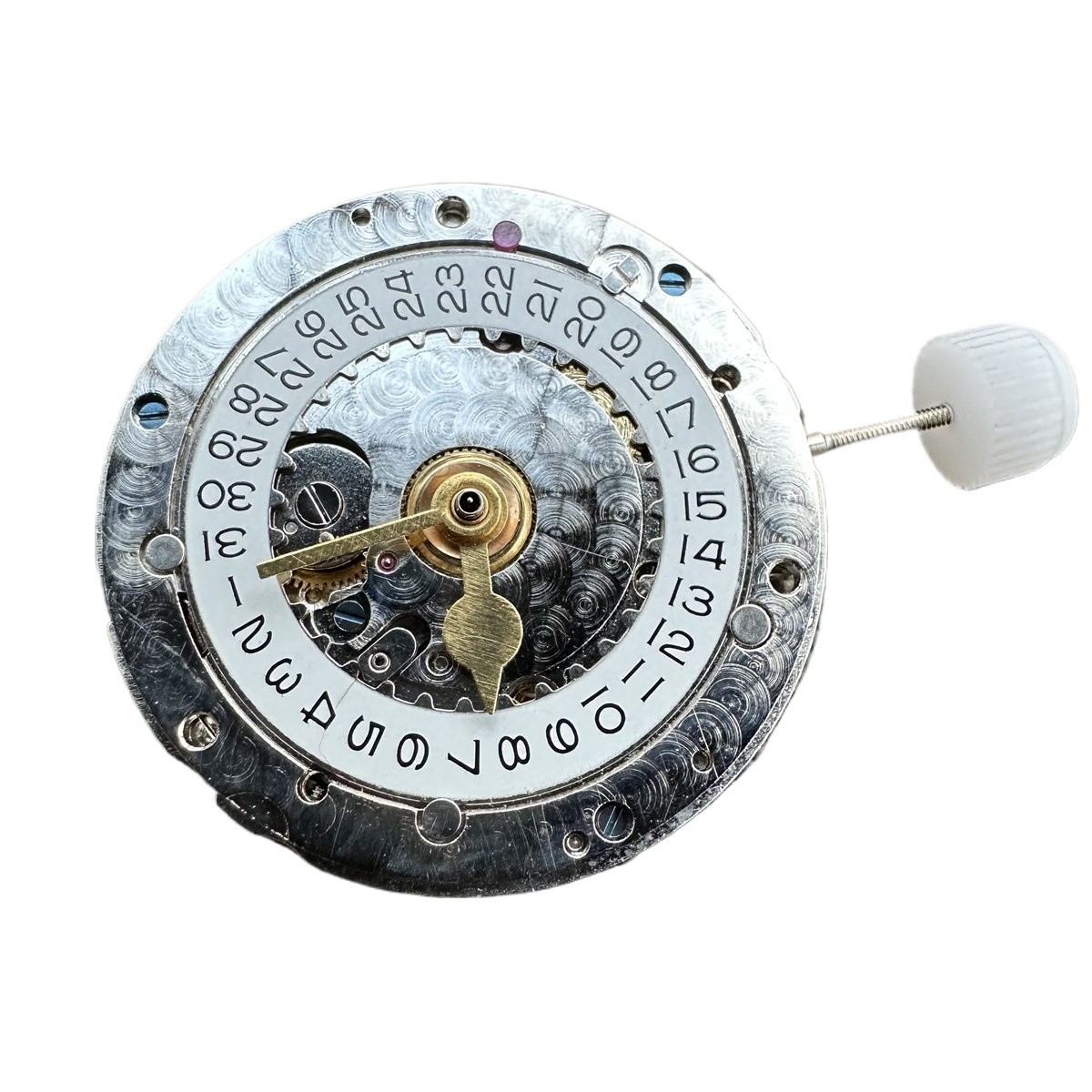 Movement Automatic Mechanical VR 3186 GMT Blue Oil Wire Greenwich Movement