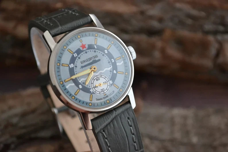 Raketa Shturmanskie Pilot Mechanical Men’s Watch Cream Dial Russian Aviator