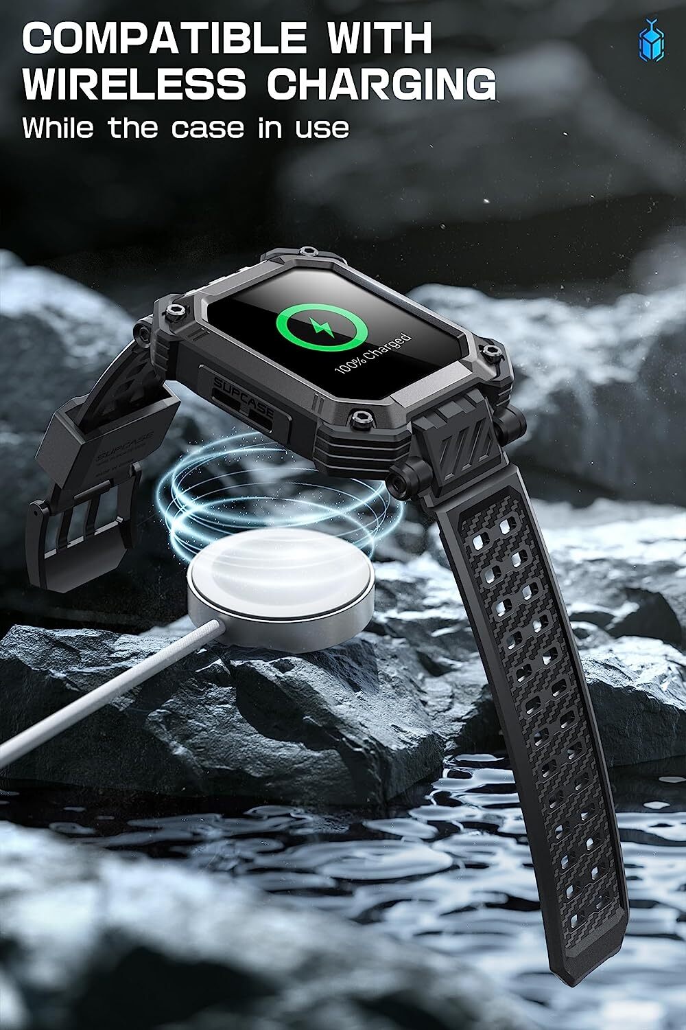 SUPCASE Screen Case Wristwatch Bands For Apple Watch 8/7/6/5/4/SE [45/44mm]