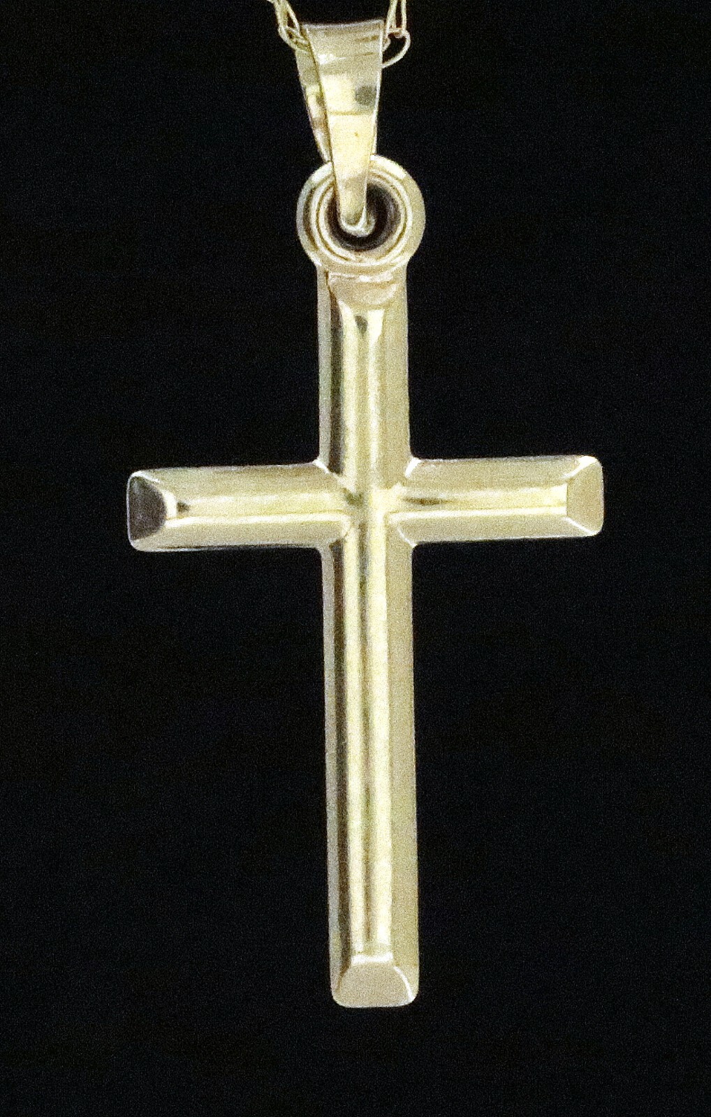 10K Y/Gold 0.38gr Pendant “Cross ” 12x23mm #601