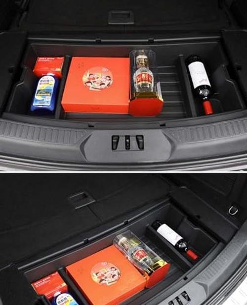 For 2020-2024 Ford Explorer Trunk Hidden Organizer, SUV Insert Cargo Rear