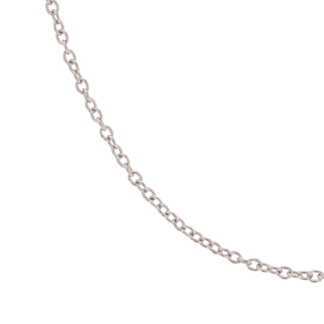 Le Vian 1mm Cable Link Chain 18″ Necklace 14k White Gold 1.24 Grams
