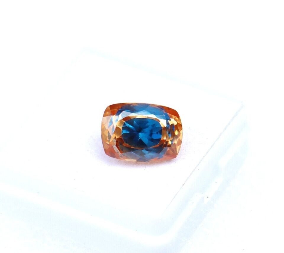 PITAMBARI SAPPHIRE Cushion CUT NATURAL BI-COLOR CERTIFIED LOOSE GEMSTONE 20.05CT