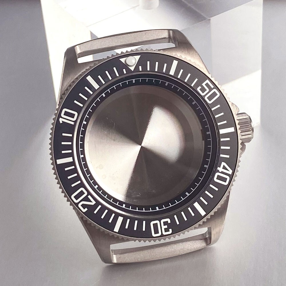 20ATM Diver Titanium 42mm Sapphire Watch Case Fit NH35 NH36 ETA2824 Miyota 8215