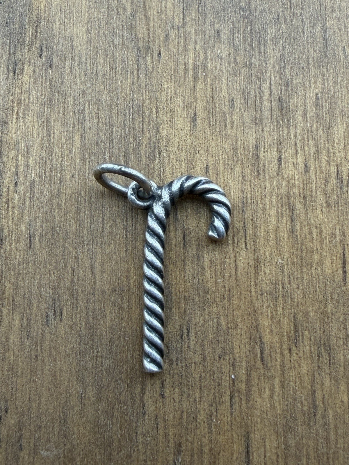 James Avery Retired Candy Cane Christmas Charm Uncut Loop No Mark