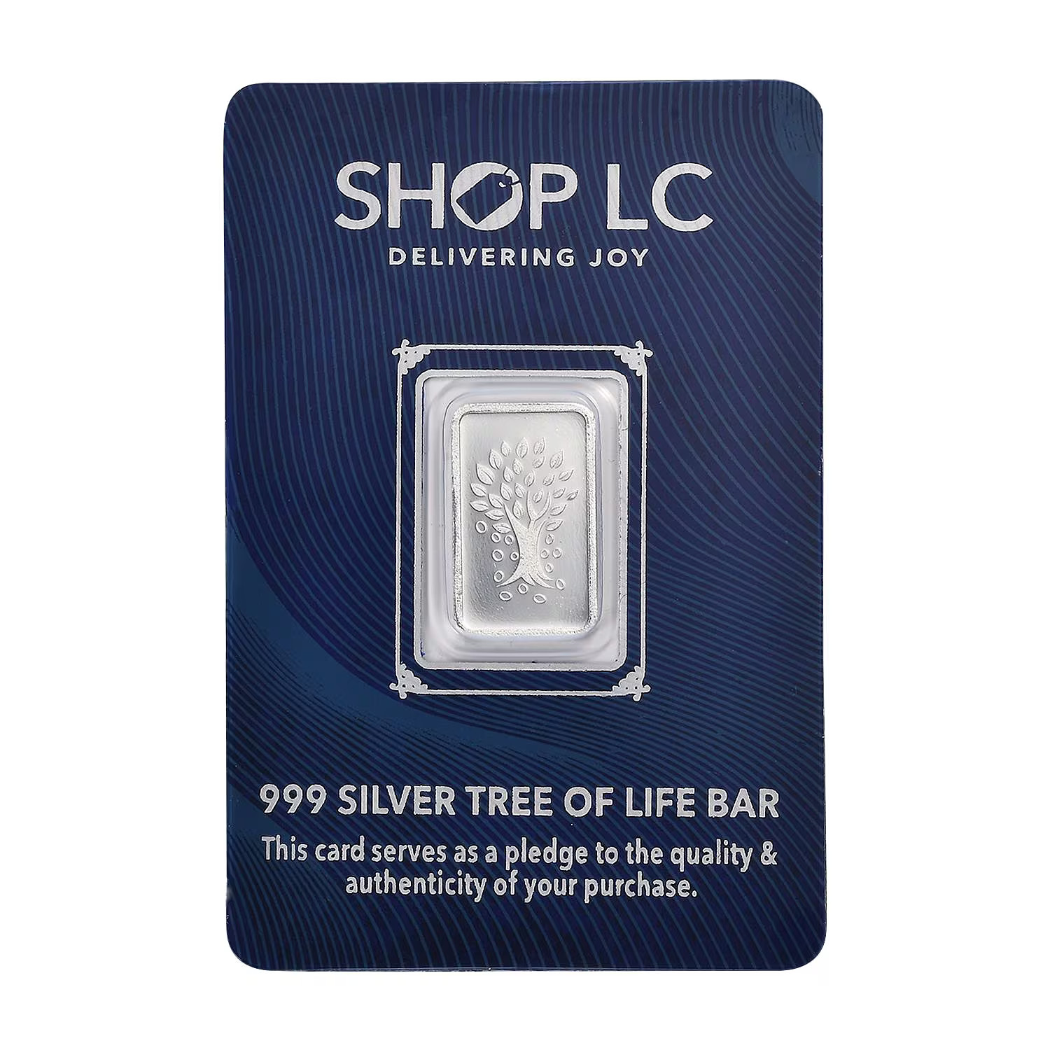 999 Fine Silver Tree of Life Bar 2 Grams
