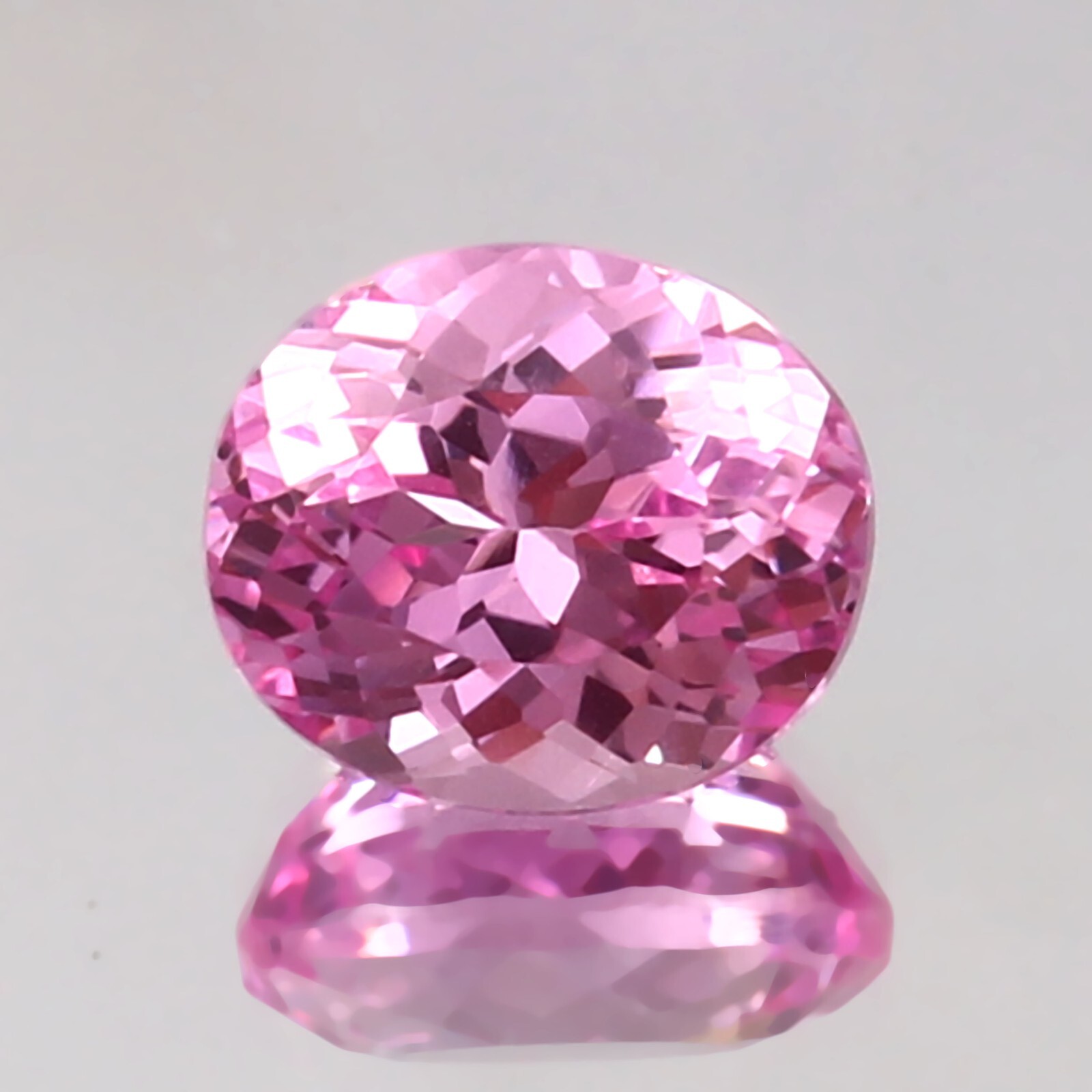 AAA Natural Flawless Ceylon Pink Sapphire Oval Loose Gemstone Cut 11×9 MM