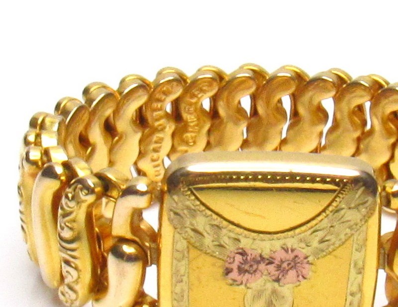 Vintage Pitman & Keeler American Queen Gold Filled Bracelet