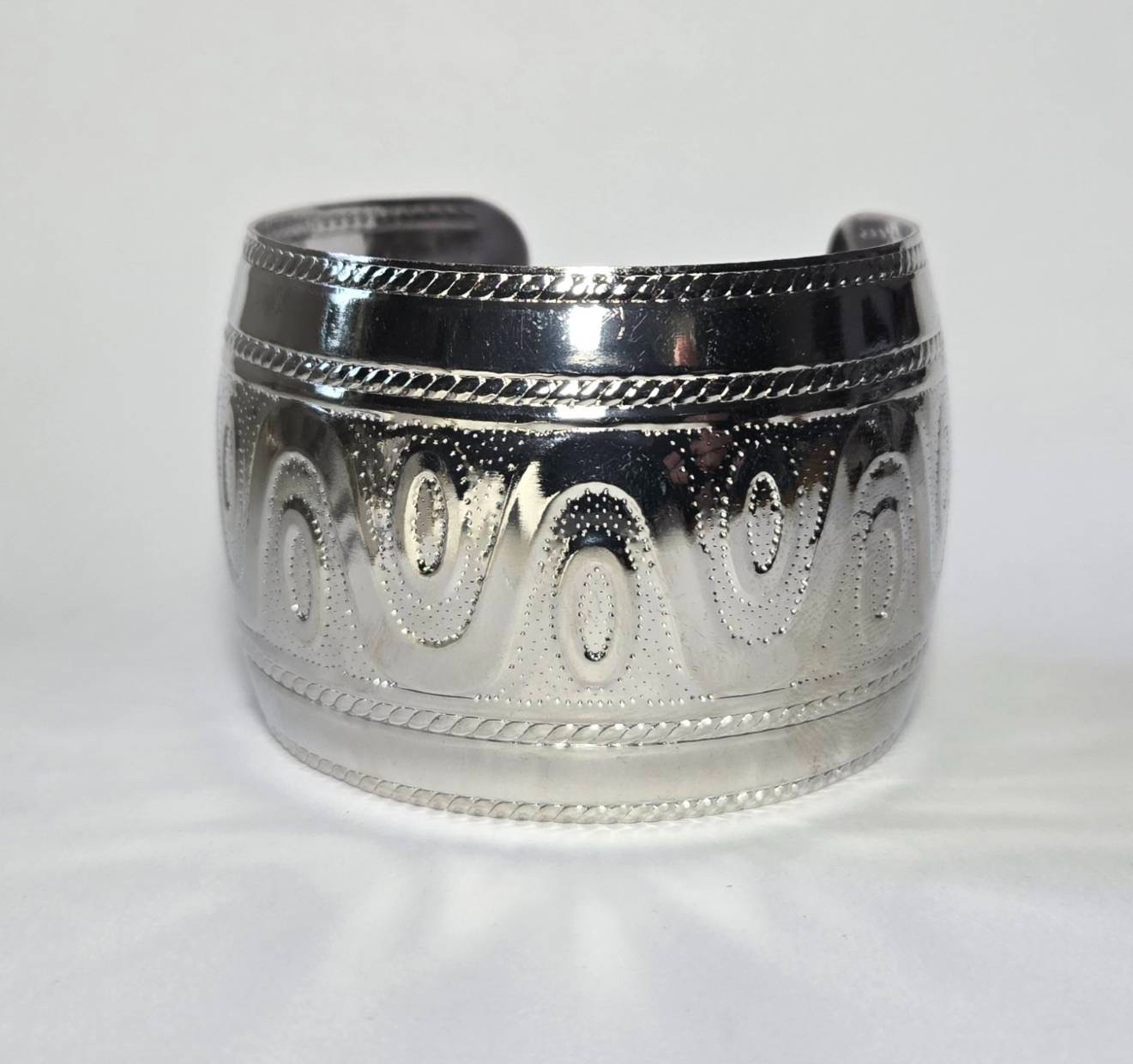 Bulk 24 Pcs Silver Tone Metal Cuff Bangles Bracelets Mixed Styles Wholesale