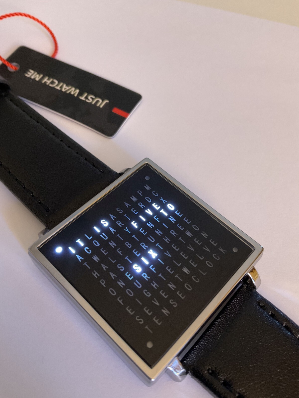 NEW Unisex Digital Watch Time Displayed In Words