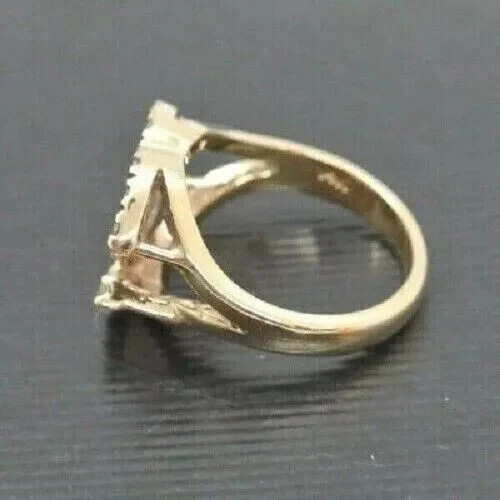 2Ct Round Cut Lab Created Diamond Women’s Engagement Ring 14K Yellow Gold Plated