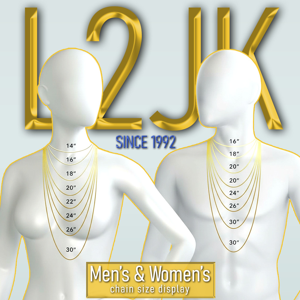 Curb Cuban Chain Link Necklace 14K Gold Plated 4mm, 5mm, 6mm, 7mm & 12mm – 24″In