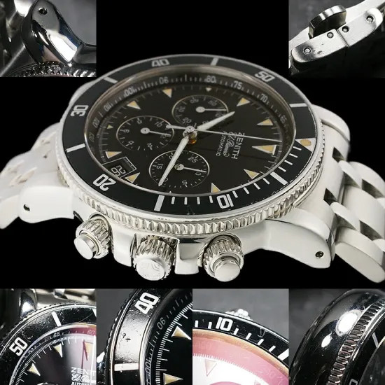 Zenith El Primero Rainbow Chronograph 02.0471.400/21 from Japan #090