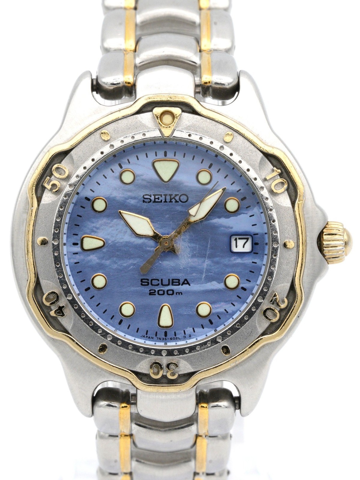 Seiko – Scuba 200 – No reserve price – 7N35-6030 – Men – 1990-1999 – NEW BATTERY
