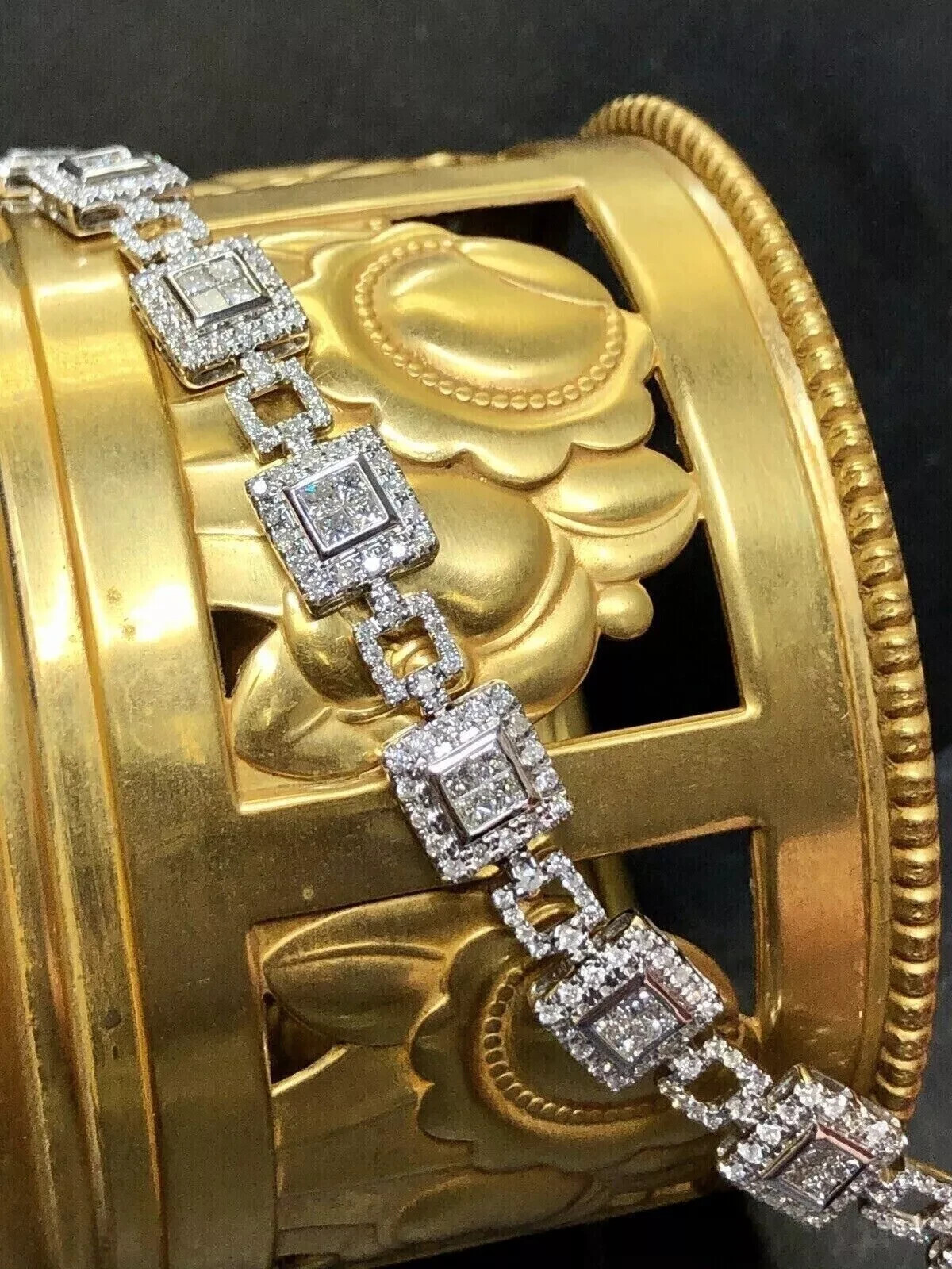 6Ct Lab-Created Diamond Women’s Gift Tennis Bracelet 14K White Gold Plated