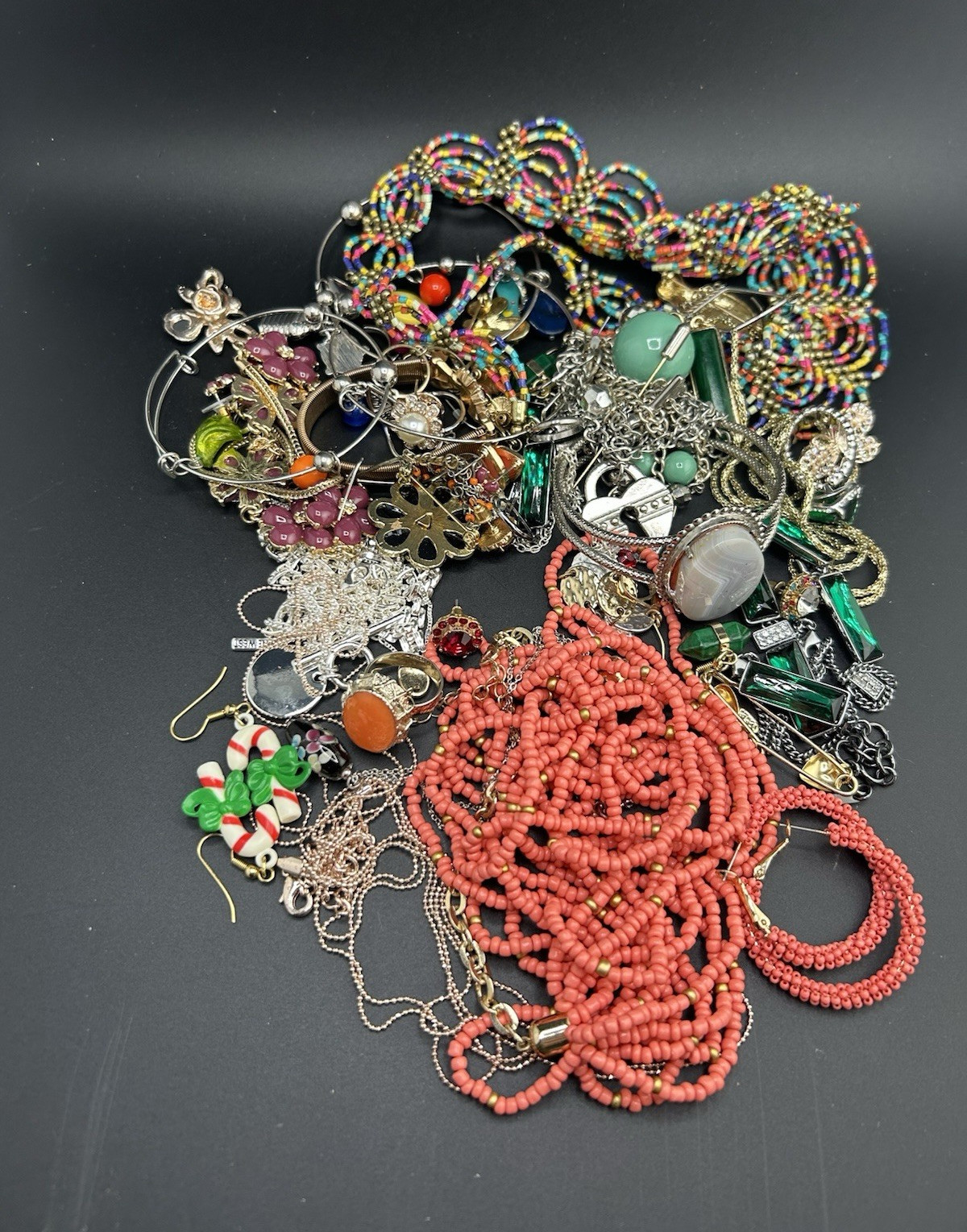 Women’s Fashion Jewelry Mixed Lot Multicolor Necklaces Bracelets Earrings