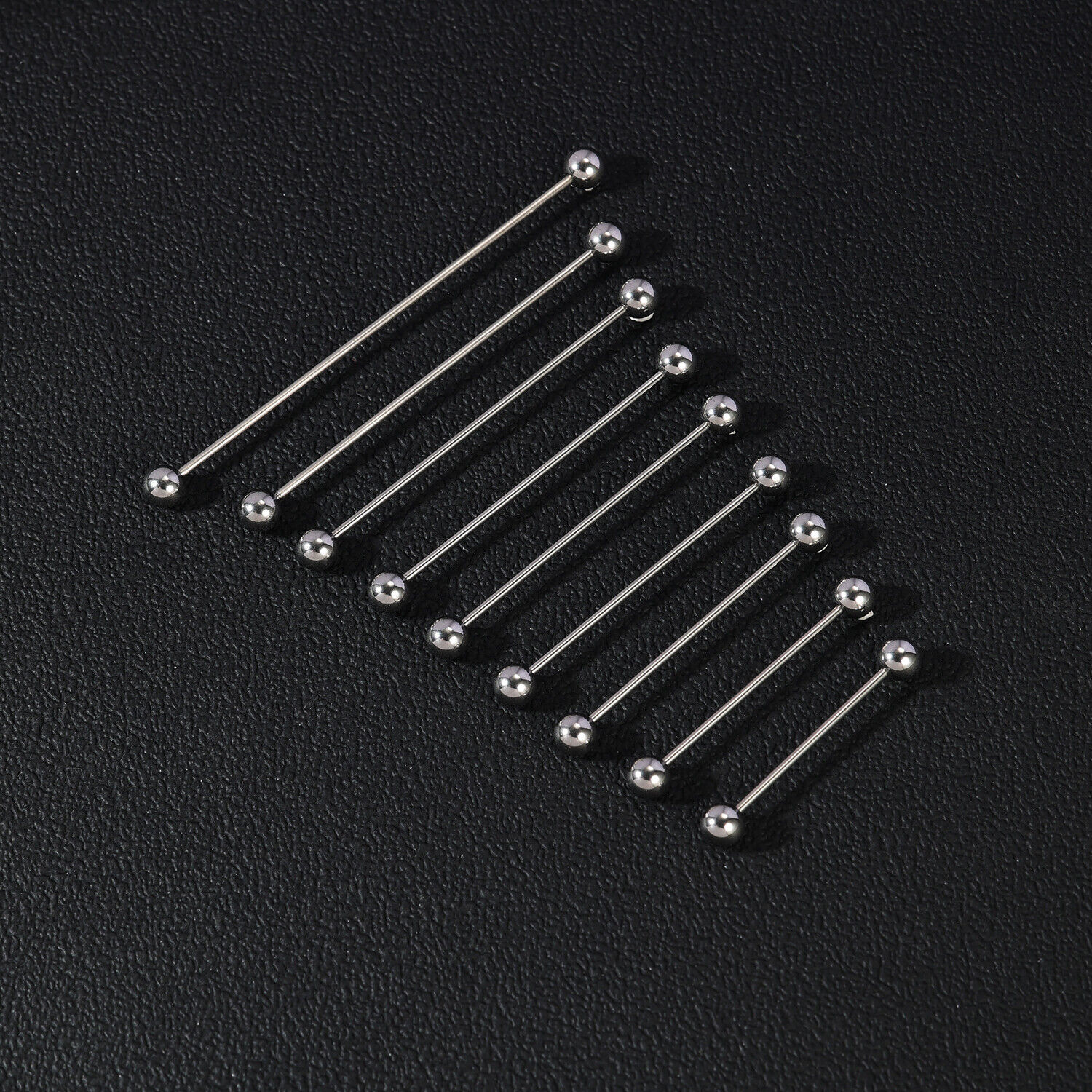 1 Pc Stainless Steel Long Industrial Barbell Piercing Cartilage Earring Jewelry