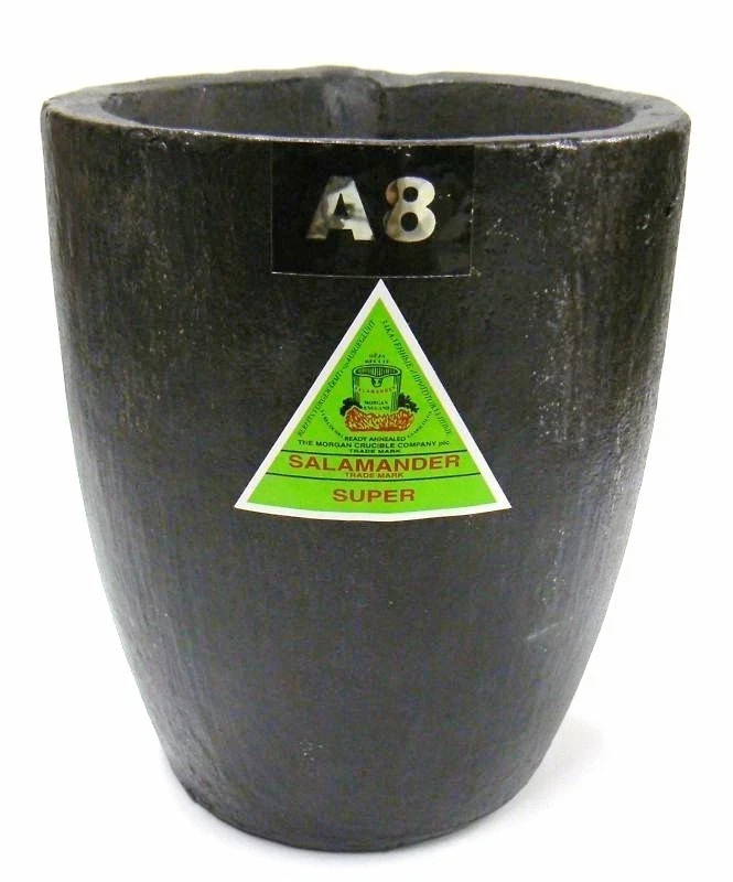 Salamander Crucible Graphite Melting Crucible A0.5, A1, A2, A3, A4, A10 Morgan