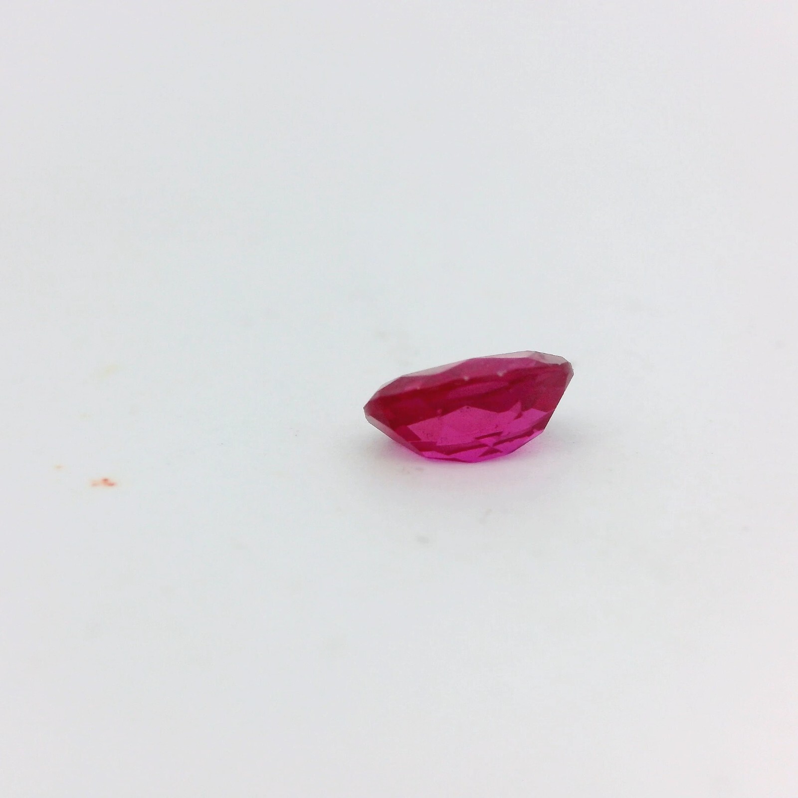 0.75ct Loose Oval Cut Lab Created Ruby Gemstone 6 x 4mm