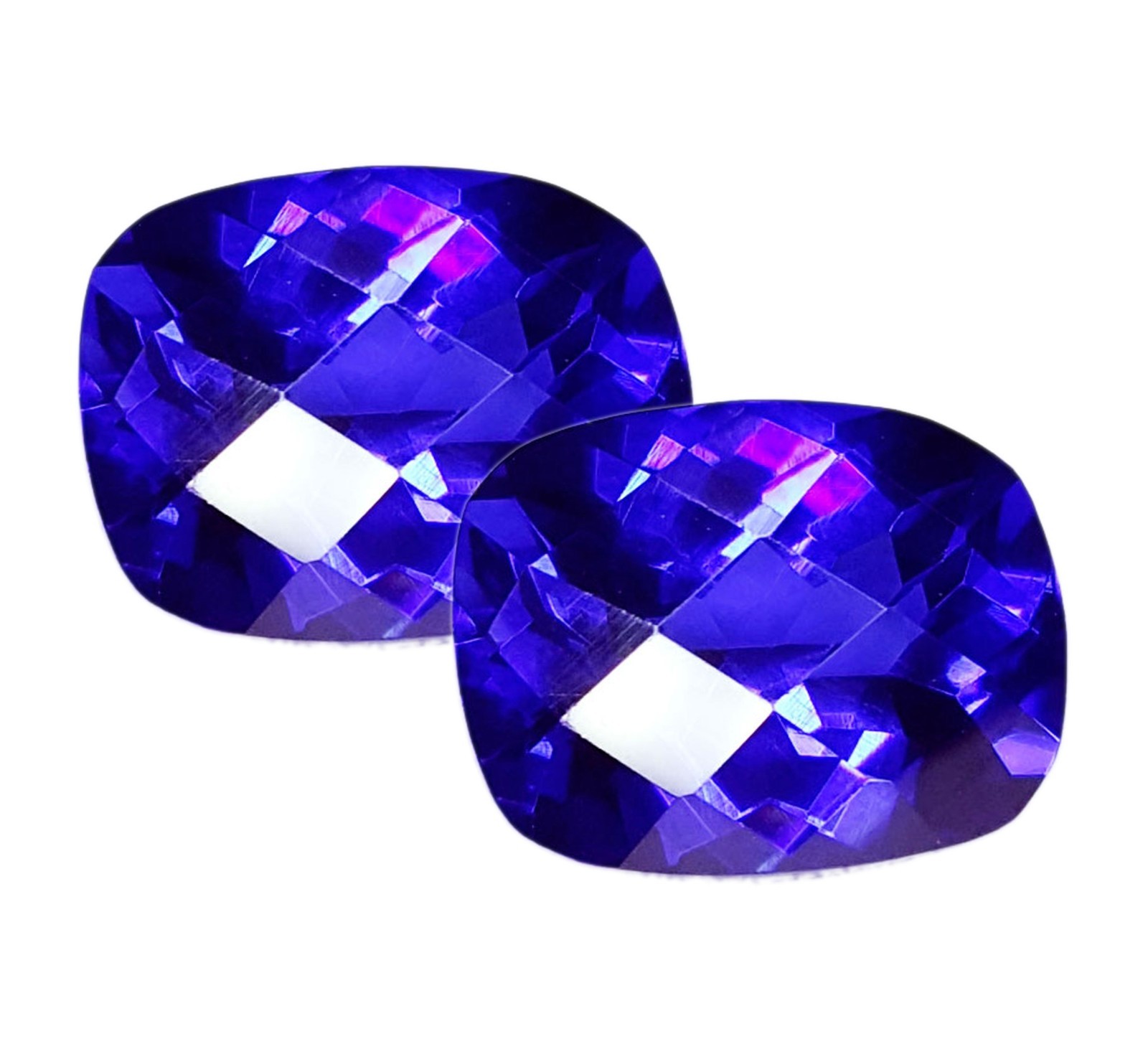 18 Ct Natural Padparadscha Sapphire Pair Loose Gemstone Certified Cushion Gem G9