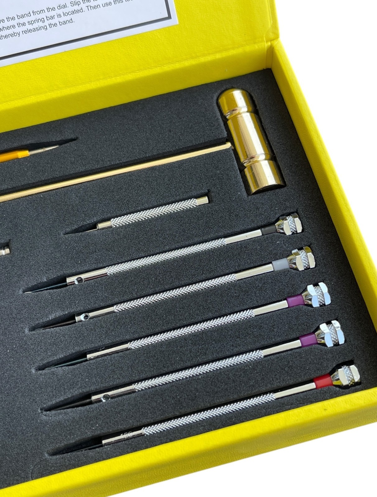 New Invicta Watch Tool Repair Kit 12 Piece Set Band & Case Opener Screw Driver