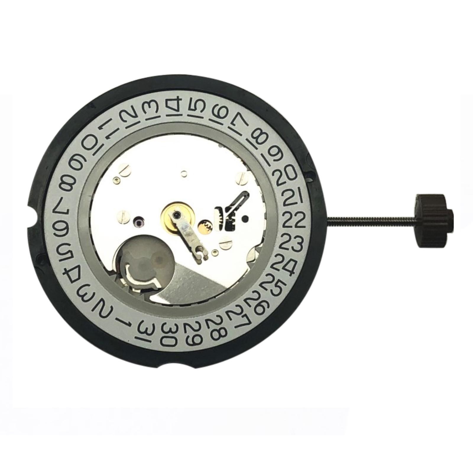 Date at 3 o’clock 3 Hands Movement For Ronda 515 Quartz Movement Watch