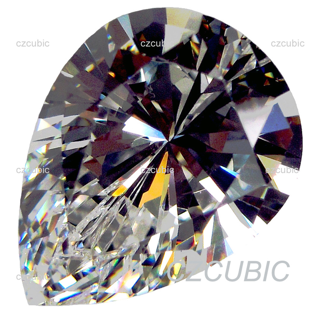 SUPER EXCELLENT QUALITY PEAR SHAPE CUBIC ZIRCONIA LOOSE STONES in U.S.A SHIPPER