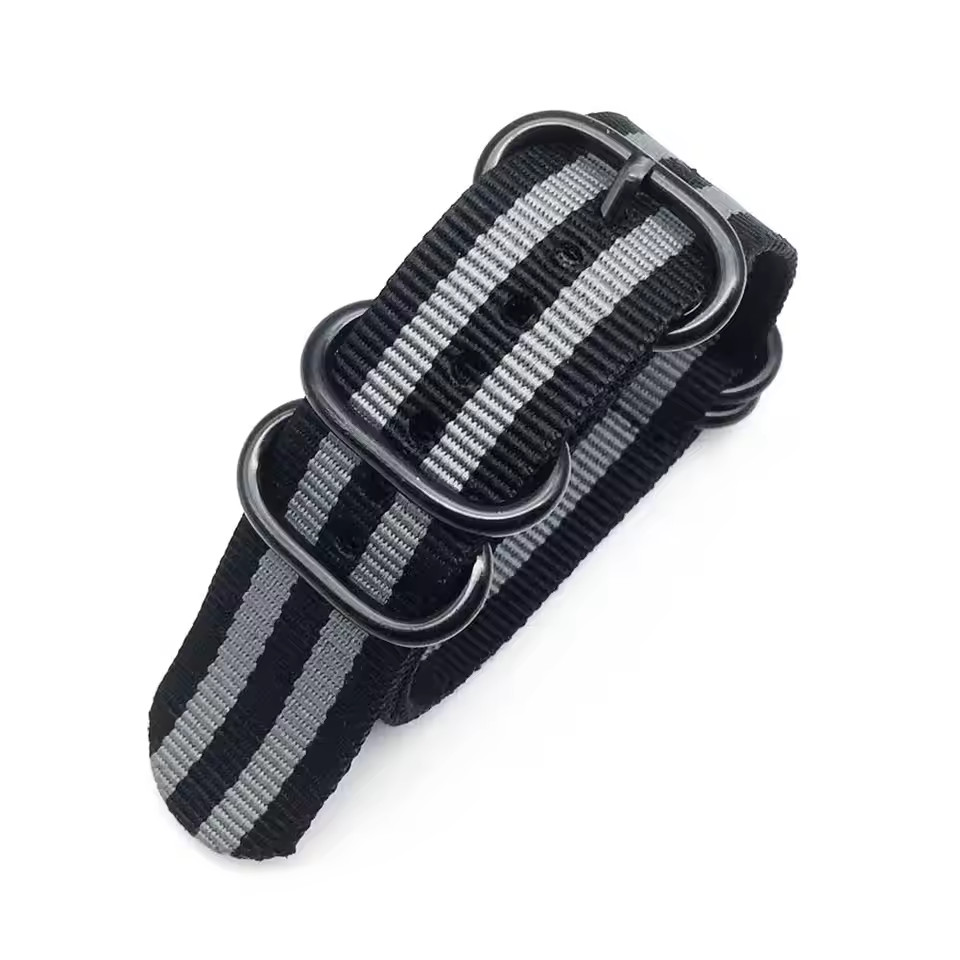 18mm 20mm 22mm Durable Military Woven Nylon Wrist Watch Band Quick Release Strap