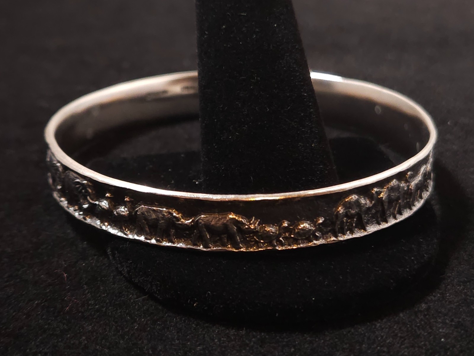 James Avery Retired Sterling Silver Noah’s Ark Bangle Bracelet