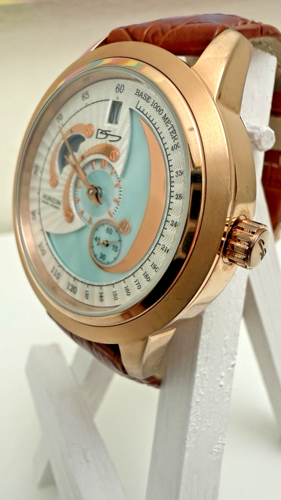 Vintage Daniel Steiger Horizon Automatic Watch DS1990 98722 Day-Night And Date
