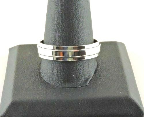 Sterling Silver Smooth Spinner Band Ring – Free Gift Pakaging
