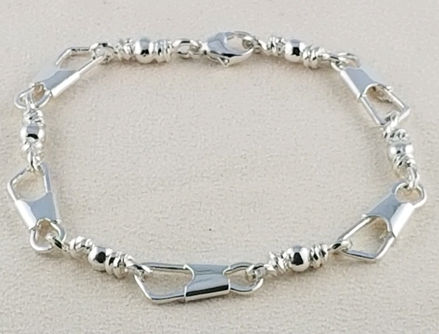 ACTS Bracelet Sterling Silver Fishers Of Men Bracelet/Walk to Emmaus. Beautiful!