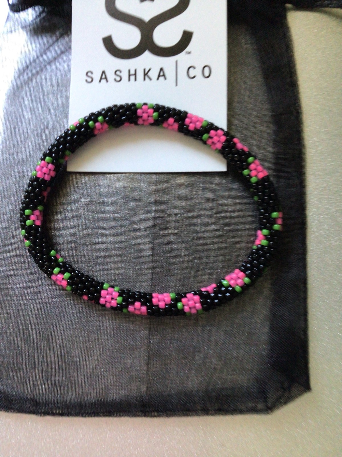 BEAUTIFUL ROSE 8″ ROLL ON SASHKA BRACELET