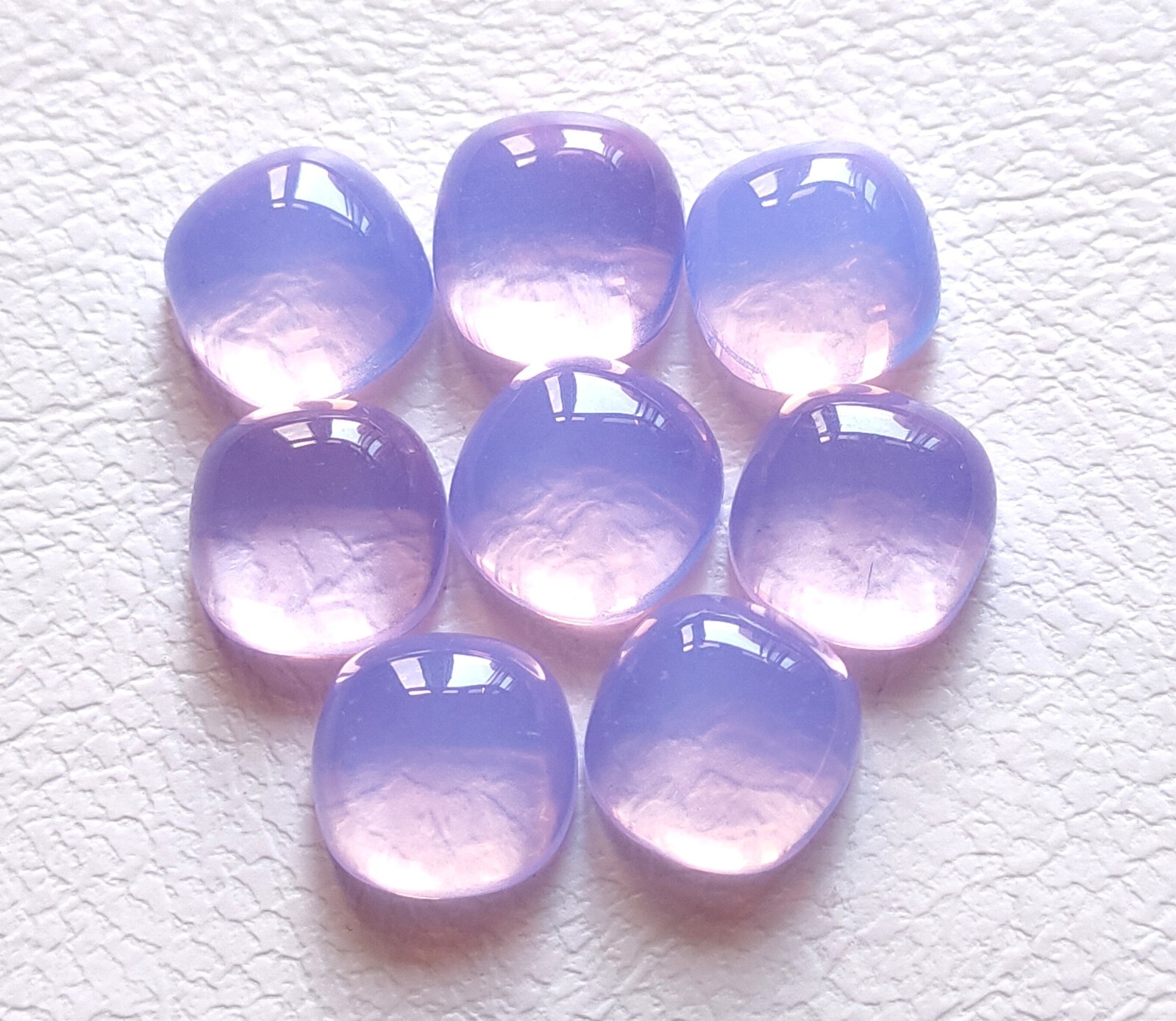 Beautiful Lavender Quartz Gemstone Cabochon, Wholesale Cushion Loose Gemstone