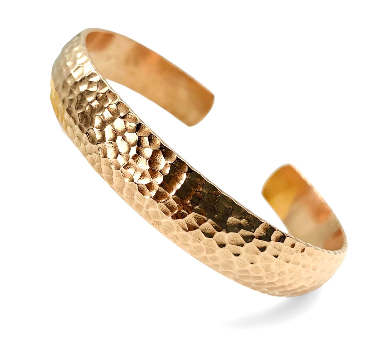 Hand Forged 100% Copper Bracelet – Solid High Gauge Pure Copper Healing Jewelry