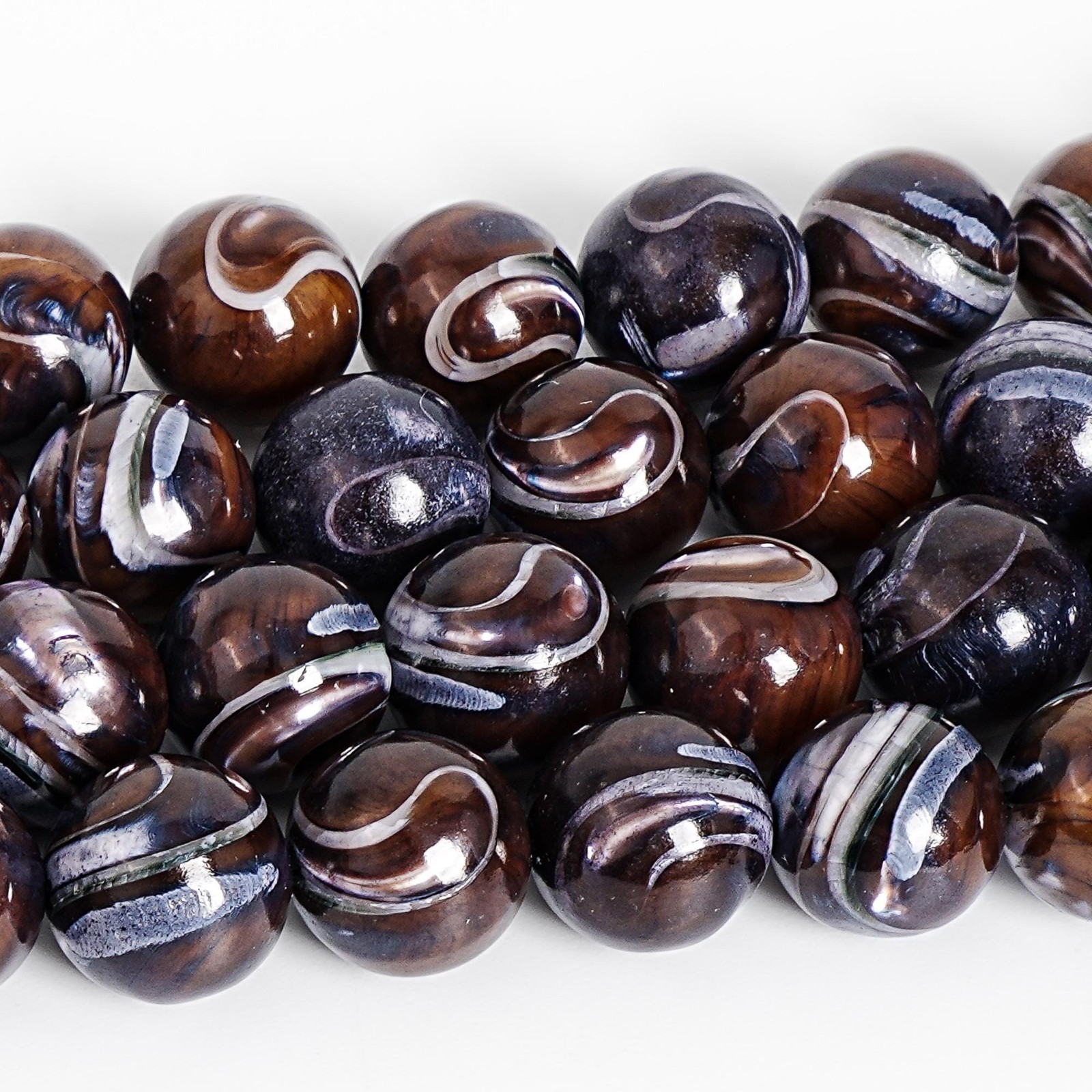 Natural AAA Brown Sardonyx Agate Gemstone Round Loose Beads 6MM 8MM 10MM 12MM