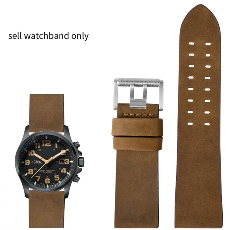 Genuine Leather Watchbands For Luminox 1879 1920 1921 1925 1927 Lei Mei Straps