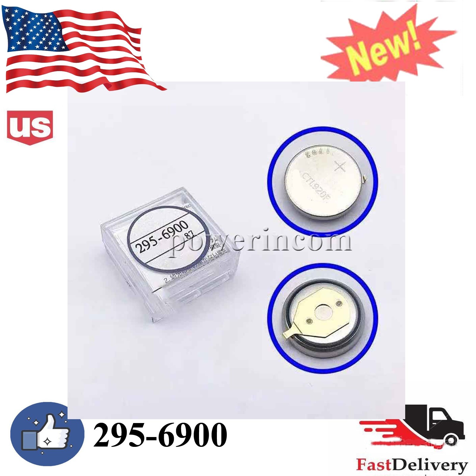 295-6900 Battery For Citizen Ecodrive for Panasonic CTL920F Capacitor Watches