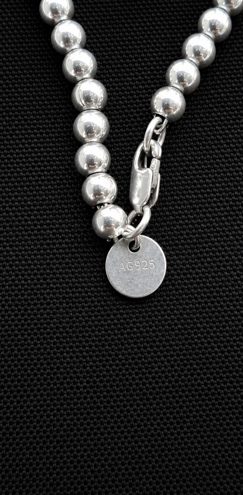 Authentic Tiffany & Co. Sterling Silver Heart Tag Charm Bracelet 7″ .925