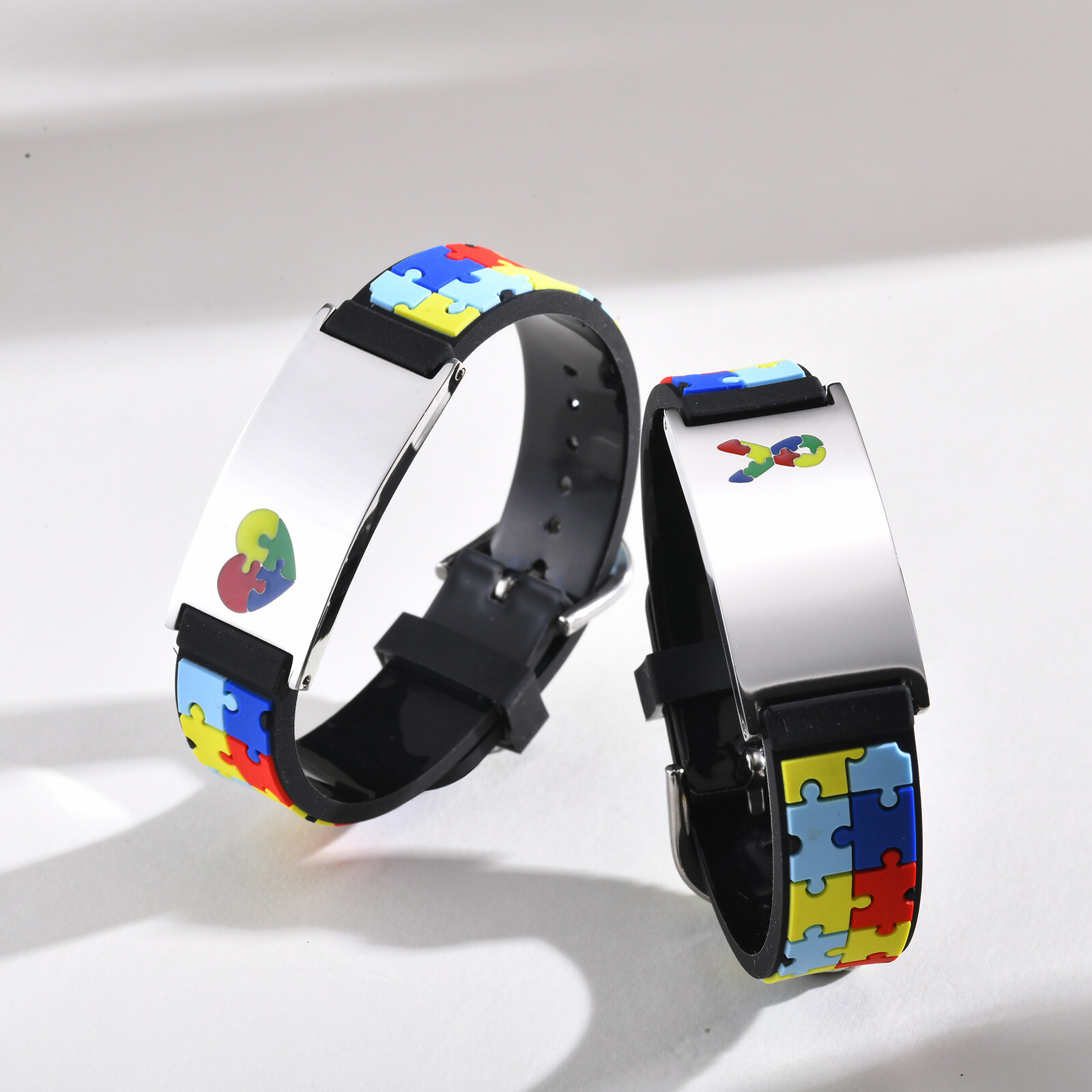 Personalized Medical ID Bracelet Silicone Autism Seizure Men Women Kid Wristband