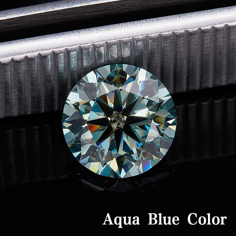 Excellent D Color VVS1 Round Cut Moissanite Loose Gemstones with GRA Certificate